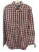 Ralph Lauren Size 15.5 Red & White Cotton Plaid Button up Long Sleeve Shirt Red & White / 15.5