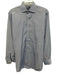 Polo Size 16 Blue Cotton Solid Spread Collar Button up Men's Long Sleeve Shirt Blue / 16