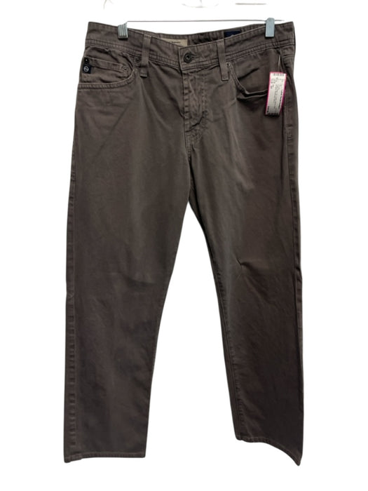 AG Size 30 Dark Gray Cotton Blend Solid Khakis Men's Pants Dark Gray / 30