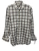 Peter Millar Size M White & Brown Cotton Plaid Button Up Men's Long Sleeve Shirt White & Brown / M