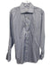 David Donahue Size M White & Multi Cotton Plaid Button Up Long Sleeve Shirt White & Multi / M