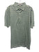 Peter Millar Size M Green & Blue Cotton Striped Polo Men's Short Sleeve Green & Blue / M
