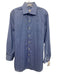 Peter Millar Size M Blue Hombre Cotton Dots Button Up Men's Long Sleeve Shirt Blue Hombre / M