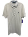 Polo Golf Size L White Synthetic Solid Polo Athleisure Men's Short Sleeve White / L