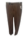 RLX Size 31 Brown Synthetic Herringbone Khaki Athleisure Men's Pants Brown / 31