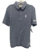 Linksoul Size S Blue Cotton Blend Solid Athletic Polo Men's Short Sleeve Blue / S