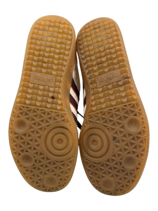 Adidas Shoe Size 7 Beige & Brown Ponyhair 3 Stripe Blanket Stitch Sneakers Beige & Brown / 7
