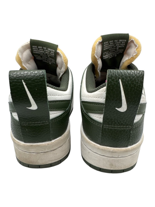 Nike Shoe Size 8 Green & White Leather High Top Color Block Sneakers Green & White / 8