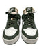 Nike Shoe Size 8 Green & White Leather High Top Color Block Sneakers Green & White / 8