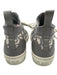 Dior Shoe Size 38 Grey & White Synthetic & Leather Lace Up Chelsea Knit Sneakers Grey & White / 38