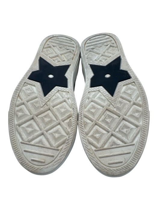Dior Shoe Size 38 Grey & White Synthetic & Leather Lace Up Chelsea Knit Sneakers Grey & White / 38