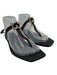 Roger Vivier Shoe Size 38 Black Leather Rhinestone Buckle Square Toe Sandals Black / 38