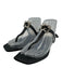 Roger Vivier Shoe Size 38 Black Leather Rhinestone Buckle Square Toe Sandals Black / 38
