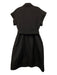 Tuckernuck Size XL Black Polyester Blend Cap Sleeve Wood Grain Pockets Dress Black / XL