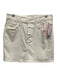 Mother Size 27 White Cotton Blend Denim Button Fly Mini Skirt White / 27
