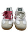 Adidas Shoe Size 8 White & Pink Leather 3 Stripe Low Top Lace Up Samba Sneakers White & Pink / 8