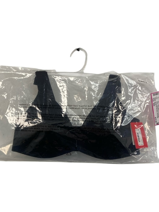 Spanx Size 36B Black Nylon Blend Front Clasp Underwireless Bra Black / 36B