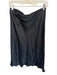 Quince Size M Black Silk Elastic Waist Midi Skirt Black / M