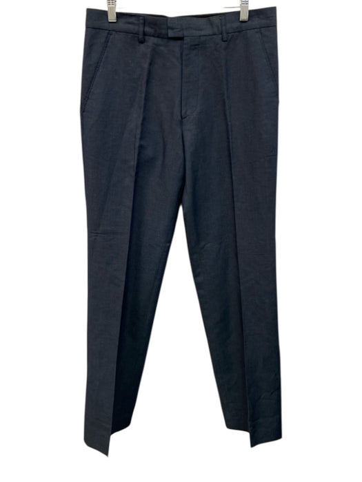 Ted Baker Size 32 Blue Cotton Blend Twill Khaki Dress Men's Pants Blue / 32
