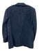 Halston Blue Cotton Blend Solid Patch Pocket 2 Button Men's Blazer Blue / Est 42