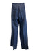 Hermes Size 50 Blue Linen Solid Dress Men's Pants Blue / 50