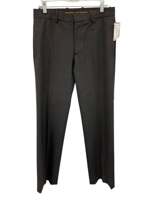 Theory Size 31 Dark Gray Wool Blend Solid Dress Men's Pants Dark Gray / 31