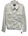 7 For All Mankind NWT Size M White Cotton Blend Solid Trucker Denim Men's Jacket White / M