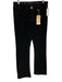 Earnest Sewn NWT Size 32 Black Cotton Blend Cordouroy Khakis Men's Pants Black / 32