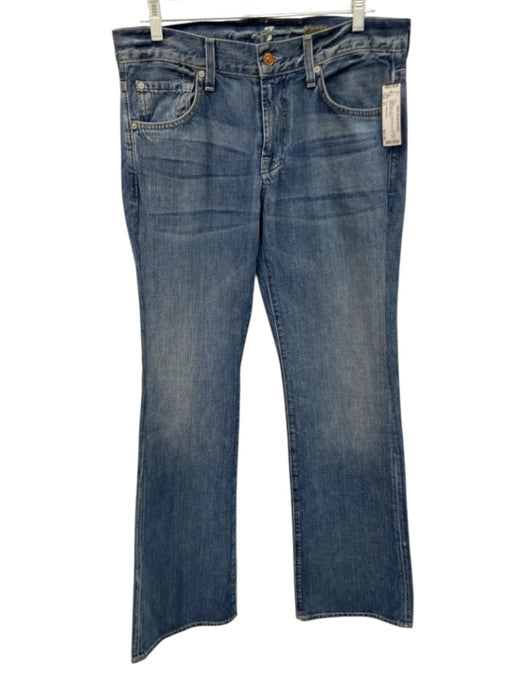 7 For All Mankind Size 31 Light Wash Cotton Blend Solid Jean Men's Pants Light Wash / 31