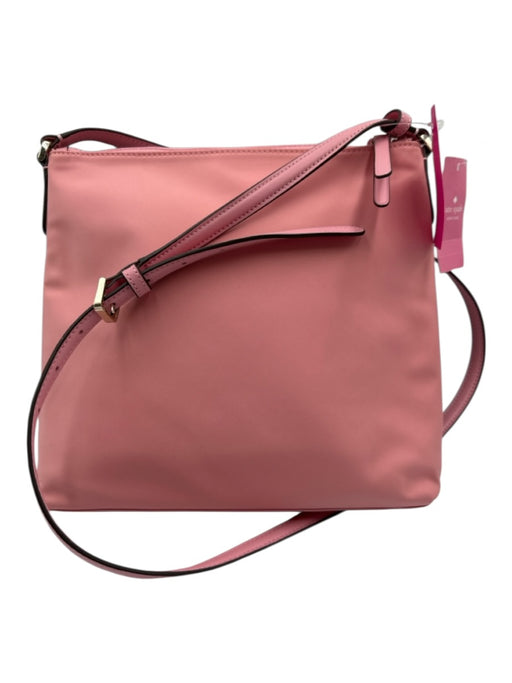 Kate Spade Pink Nylon Zip Top Rectangle Crossbody Bag Pink / S