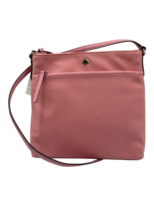 Kate Spade Pink Nylon Zip Top Rectangle Crossbody Bag Pink / S