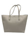 Coach Cream White Pebble Leather Gold hardware Top Handle Magnetic Close Bag Cream White / M/L