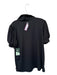 Tuckernuck Size XL Black Polyester Short Sleeve Collar Polo Athletic Top Black / XL