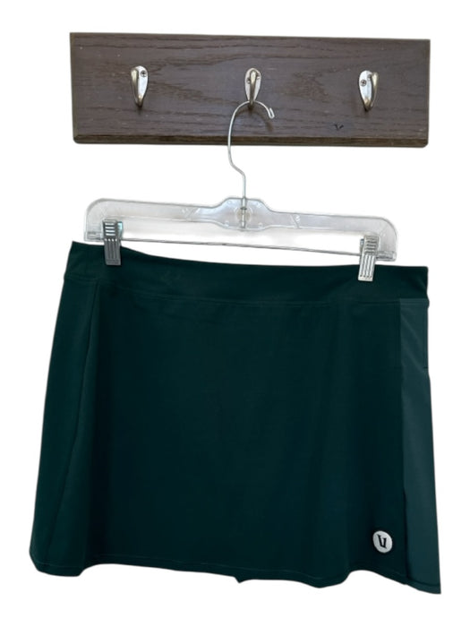 Vuori Size XL Forest Green Polyester Blend Slit Athletic Skort Forest Green / XL