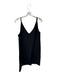 Helmut Lang Size 12 Black Polyester Blend Spaghetti Strap Stud Detail Mini Dress Black / 12