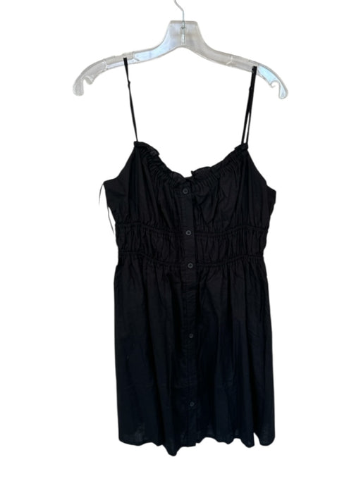 Petal + Pup Size XL Black Cotton Spaghetti Strap smocked Dress Black / XL
