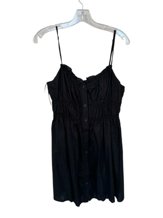 Petal + Pup Size XL Black Cotton Spaghetti Strap smocked Dress Black / XL