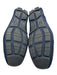 Salvatore Ferragamo Shoe Size 7 Navy Blue Suede Contrast Stitching Men's Shoes Navy Blue / 7