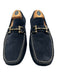 Salvatore Ferragamo Shoe Size 7 Navy Blue Suede Contrast Stitching Men's Shoes Navy Blue / 7