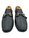 Salvatore Ferragamo Shoe Size 8 Navy Blue Leather Horsebit Men's Shoes Navy Blue / 8