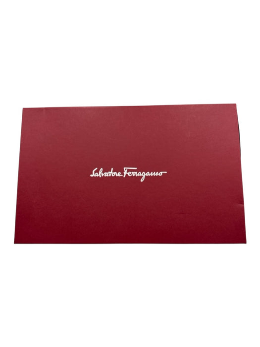 Salvatore Ferragamo Shoe Size 7 Box Incl Black & White Leather Low Top Shoes Black & White / 7