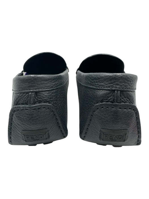 Fendi Shoe Size 7 Box Incl Navy Blue & Blue Leather Monogram Men's Shoes Navy Blue & Blue / 7