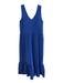 Sol Angeles Size XS Blue Cotton V Neck Sleeveless Gauze Maxi Dress Blue / XS
