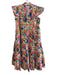 Shop the Mint Size S Multi 100% Cotton Poplin Pleated Ankle Length Dress Multi / S