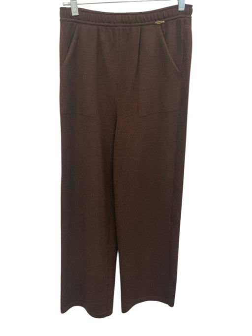 St. John Sport Size P Brown No Fabric Tag Elastic & Drawstring Waist Knit Pants Brown / P