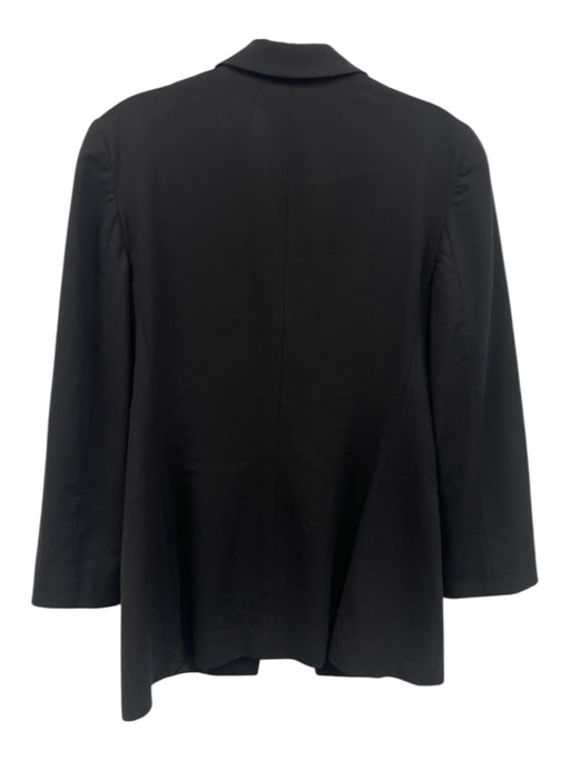 Giorgio Armani Size 36 Black Wool Blend One Button Blazer Jacket Black / 36