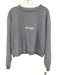 Madhappy Size L Lavender Purple Cotton Long Sleeve Embroidered Sweatshirt Lavender Purple / L