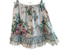 Love Shack Fancy Size Est XS White & Multi No Fabric Tag Elastic Waist Skirt White & Multi / Est XS