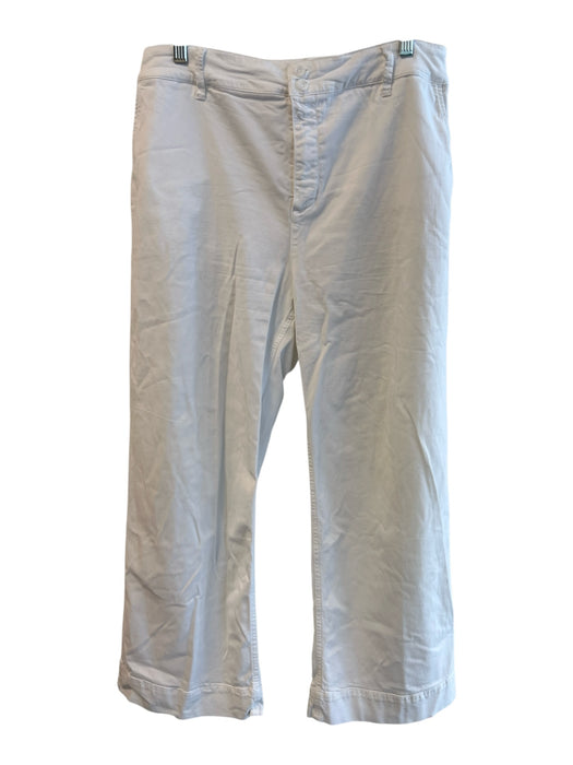 Bella Dahl Size 31 White Tencel Blend Mid Rise solid color Two Button Pants White / 31