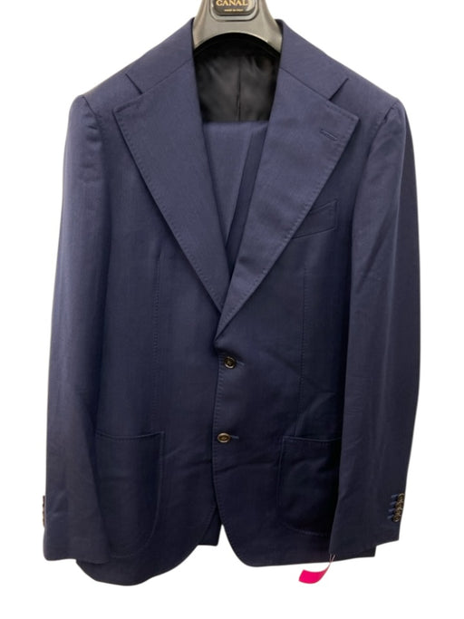 Suitsupply Blue Wool 2 Button Men's Suit Blue / 42L